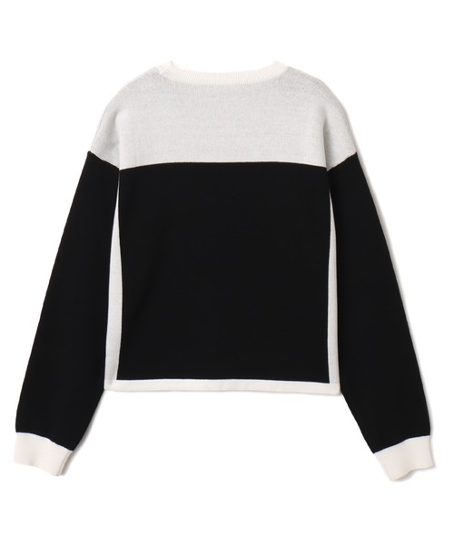 atmos pink(アトモスピンク)の「atmos pink Rugger Knit Top / アトモス ピンク ラガー ニット トップ(ニット/セーター・レディース・グレー/ブラック・FREE)」の18枚目の写真