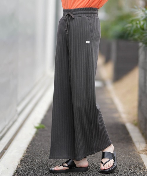 BILLABONG(ビラボン)の「BILLABONG/ビラボン ロングパンツ リブ イージーパンツ JACQUARD RIB LONG PANTS BG013708(その他パンツ・レディース・スミクロ/オフホワイト・M/L)」の11枚目の写真
