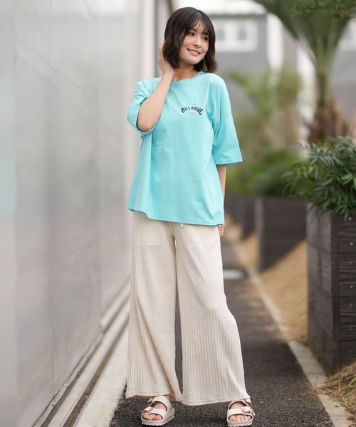 BILLABONG(ビラボン)の「BILLABONG/ビラボン ロングパンツ リブ イージーパンツ JACQUARD RIB LONG PANTS BG013708(その他パンツ・レディース・スミクロ/オフホワイト・M/L)」の5枚目の写真