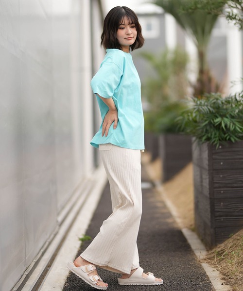 BILLABONG(ビラボン)の「BILLABONG/ビラボン ロングパンツ リブ イージーパンツ JACQUARD RIB LONG PANTS BG013708(その他パンツ・レディース・スミクロ/オフホワイト・M/L)」の7枚目の写真