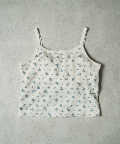 JEMORGAN(ジェーイーモーガン)の「"04"≪JEMORGAN≫パックT ワッフル 花柄 クロップド カップ付き キャミソール(キャミソール・レディース・ブルー系1/ピンク系1/ピンク系2/パープル系1・FREE)」の16枚目の写真