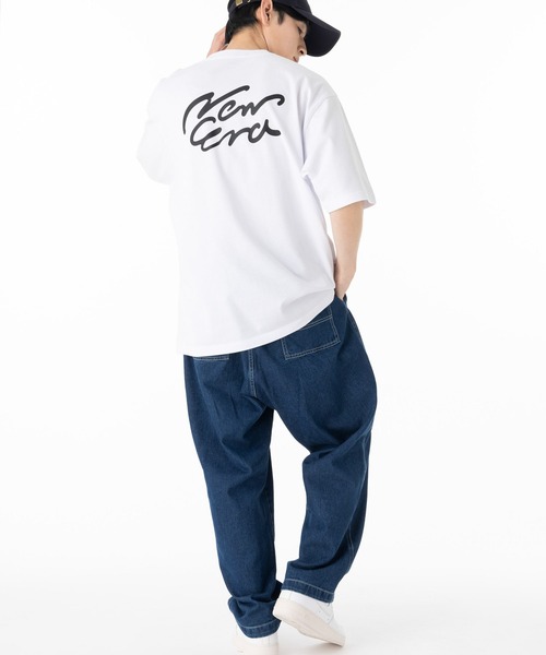 NEW ERA(ニューエラ)の「ニューエラアパレル 半袖Tシャツ 筆記体ロゴ バックプリントONSPOTZ別注(Tシャツ/カットソー・メンズ・ストーン/ホワイト/グレー/ブラック・XXL/S/M/XL/L)」の19枚目の写真
