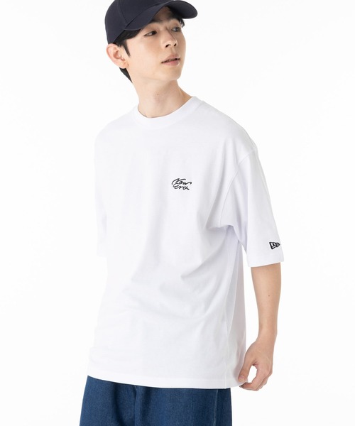 NEW ERA(ニューエラ)の「ニューエラアパレル 半袖Tシャツ 筆記体ロゴ バックプリントONSPOTZ別注(Tシャツ/カットソー・メンズ・ストーン/ホワイト/グレー/ブラック・XXL/S/M/XL/L)」の14枚目の写真