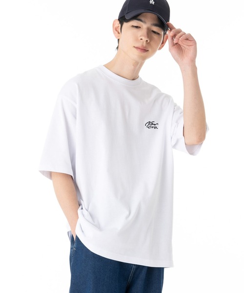 NEW ERA(ニューエラ)の「ニューエラアパレル 半袖Tシャツ 筆記体ロゴ バックプリントONSPOTZ別注(Tシャツ/カットソー・メンズ・ストーン/ホワイト/グレー/ブラック・XXL/S/M/XL/L)」の15枚目の写真