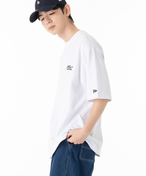NEW ERA(ニューエラ)の「ニューエラアパレル 半袖Tシャツ 筆記体ロゴ バックプリントONSPOTZ別注(Tシャツ/カットソー・メンズ・ストーン/ホワイト/グレー/ブラック・XXL/S/M/XL/L)」の16枚目の写真