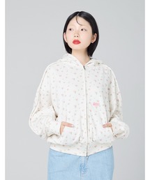 《Little Sunny Bite》floral hoodie