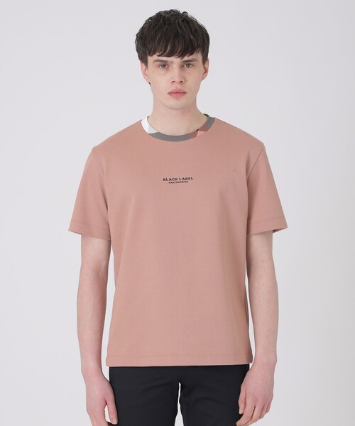 BLACK LABEL CRESTBRIDGE（ブラックレーベル・クレストブリッジ）の「チェックカラーコンフィTシャツ（Tシャツ/カットソー・メンズ・ブラック/オフホワイト/ライトグレー/オレンジ系その他・XL/L/M/S）」の4枚目の写真