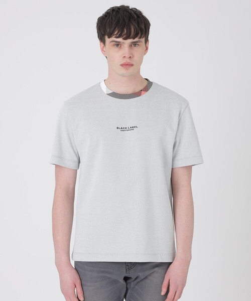 セール】チェックカラーコンフィTシャツ（Tシャツ/カットソー）｜BLACK