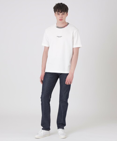 BLACK LABEL CRESTBRIDGE（ブラックレーベル・クレストブリッジ）の「チェックカラーコンフィTシャツ（Tシャツ/カットソー・メンズ・ブラック/オフホワイト/ライトグレー/オレンジ系その他・XL/L/M/S）」の20枚目の写真