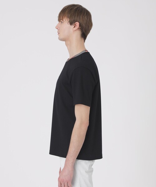 BLACK LABEL CRESTBRIDGE（ブラックレーベル・クレストブリッジ）の「チェックカラーコンフィTシャツ（Tシャツ/カットソー・メンズ・ブラック/オフホワイト/ライトグレー/オレンジ系その他・XL/L/M/S）」の11枚目の写真