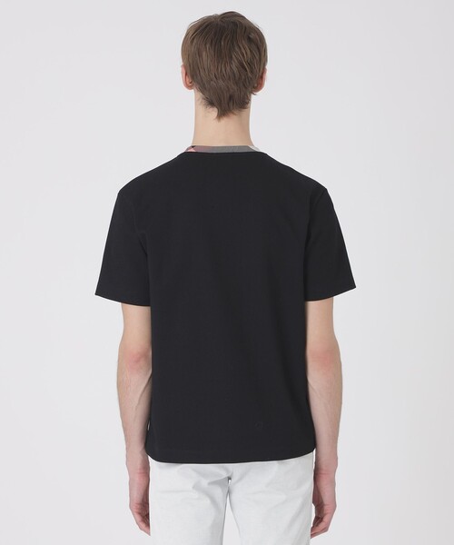 BLACK LABEL CRESTBRIDGE（ブラックレーベル・クレストブリッジ）の「チェックカラーコンフィTシャツ（Tシャツ/カットソー・メンズ・ブラック/オフホワイト/ライトグレー/オレンジ系その他・XL/L/M/S）」の12枚目の写真