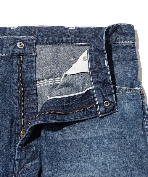 BEAMS PLUS(ビームスプラス)の「Painter Pants Nep Denim(デニムパンツ・メンズ・ブルー・MEDIUM/SMALL/X-LARGE/LARGE)」の3枚目の写真