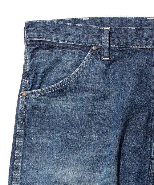 BEAMS PLUS(ビームスプラス)の「Painter Pants Nep Denim(デニムパンツ・メンズ・ブルー・MEDIUM/SMALL/X-LARGE/LARGE)」の4枚目の写真