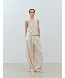 Moia（モイア）の「viscose linen pants (ecru)（その他パンツ）」