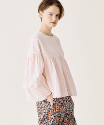 ORCIVAL | ORCIVAL | コットンポプリン ギャザー長袖シャツ WOMEN(シャツ/ブラウス)