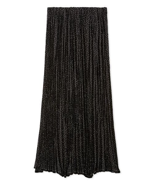 Mila Owen(ミラオーウェン)の「ドットプリントワッシャープリーツスカート(スカート・レディース・アイボリー/ブラック・0/1/00)」の15枚目の写真