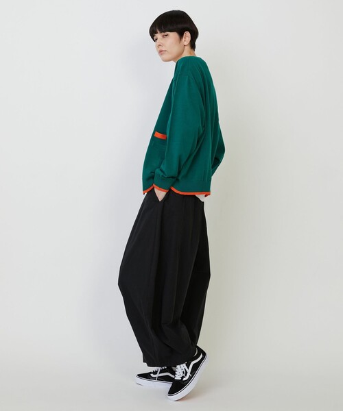 FRAPBOIS PARK(フラボアパーク)の「ニュードライカーデ(カーディガン/ボレロ・レディース・グレー/グリーン/ピンク/ネイビー・1/2)」の18枚目の写真