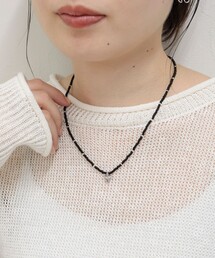 fredy emue（フレディエミュ）の「ビーズ×ハートトップネックレス（ネックレス）」