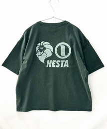 【NESTA BRAND/ネスタブランド】ピグメント加工 オーバーサイズ Tシャツ