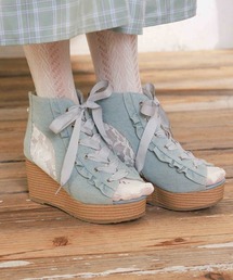 axes femme（アクシーズファム）の「レースアップブーサン（サンダル）」