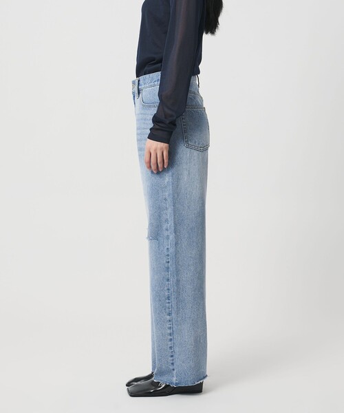 MARW UNITED ARROWS（マルゥ ユナイテッドアローズ）の「＜MARW UNITED ARROWS＞クラッシュ デニム パンツ（デニムパンツ・レディース・ライトブルー・36/38）」の8枚目の写真