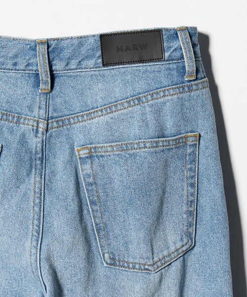 MARW UNITED ARROWS（マルゥ ユナイテッドアローズ）の「＜MARW UNITED ARROWS＞クラッシュ デニム パンツ（デニムパンツ・レディース・ライトブルー・36/38）」の15枚目の写真