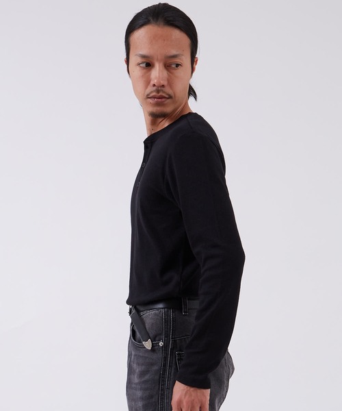 improves（インプローブス）の「スパンテレコ ヘンリーネック 長袖Tシャツ（Tシャツ/カットソー・メンズ・ブラック/グレー/ホワイト・LARGE/X-LARGE/MEDIUM）」の11枚目の写真