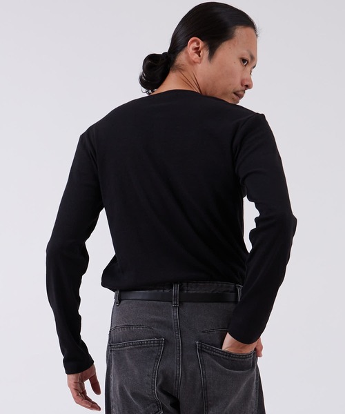 improves（インプローブス）の「スパンテレコ ヘンリーネック 長袖Tシャツ（Tシャツ/カットソー・メンズ・ブラック/グレー/ホワイト・LARGE/X-LARGE/MEDIUM）」の12枚目の写真