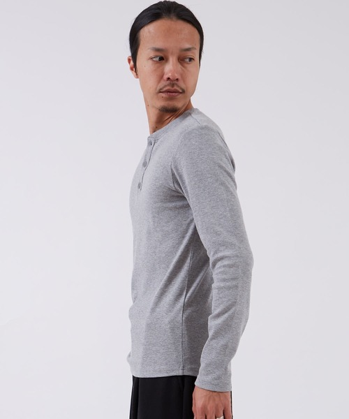 improves（インプローブス）の「スパンテレコ ヘンリーネック 長袖Tシャツ（Tシャツ/カットソー・メンズ・ブラック/グレー/ホワイト・LARGE/X-LARGE/MEDIUM）」の16枚目の写真