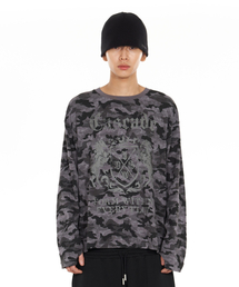 IDWS（アイドンワナセル）の「Draft Long Sleeve Dark Multi（Tシャツ/カットソー）」