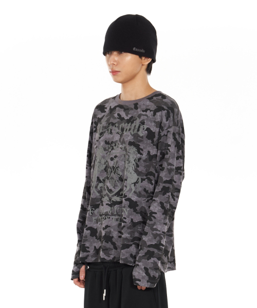 IDWS(アイドンワナセル)の「Draft Long Sleeve Dark Multi(Tシャツ/カットソー・レディース・その他・1/2/0)」の8枚目の写真