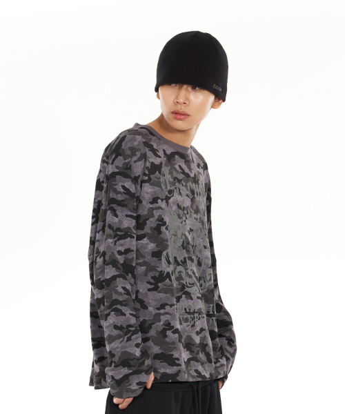 IDWS(アイドンワナセル)の「Draft Long Sleeve Dark Multi(Tシャツ/カットソー・レディース・その他・1/2/0)」の12枚目の写真
