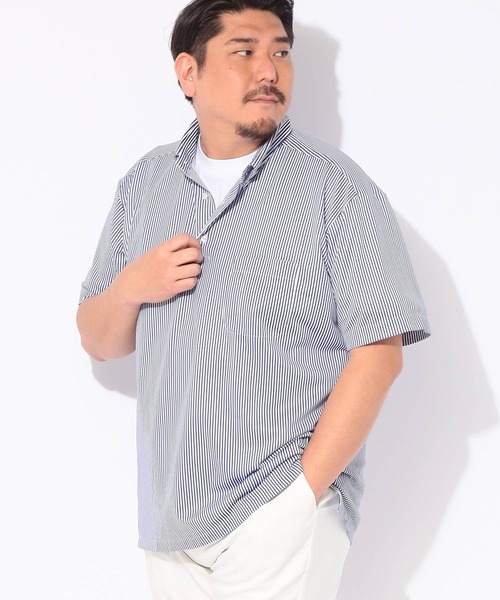 B&T CLUB(ビーティークラブ)の「ポロシャツ 半袖 Cool Pass 柄 メンズ 大きいサイズ クールパス 鹿の子 デジタルプリント プルオーバー シャツ B&T CLUB (ビーアンドティークラブ)(ポロシャツ・メンズ・B/A・X1(3L~4L)/X3(6L~7L)/X2(4L~5L))」の7枚目の写真