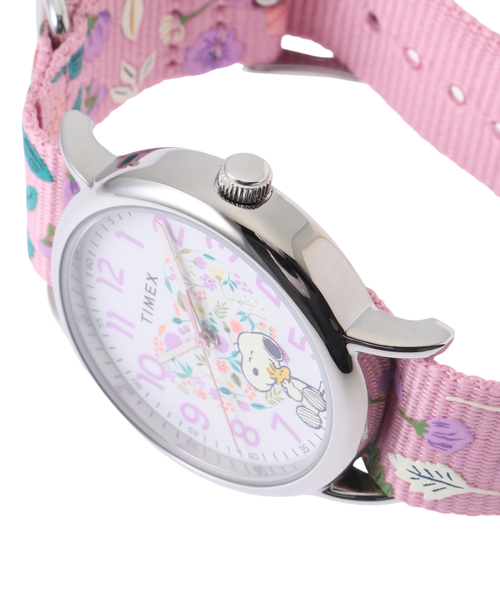 HIROB(ヒロブ)の「Web限定 TIMEX WATCH WEEKENDER TW2V77800(アナログ腕時計・レディース・シルバー・FREE)」の3枚目の写真