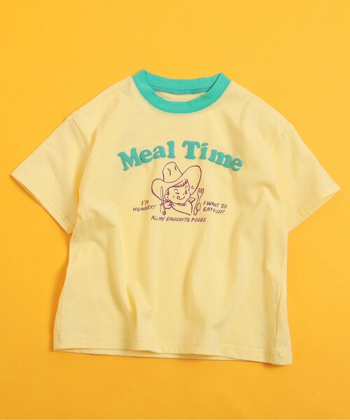 BREEZE（ブリーズ）の「６柄グラフィック半袖Tシャツ（Tシャツ/カットソー・キッズ・オフホワイト/グリーン/ピンク/ベージュ/チャコール/イエロー・80/90/100/110/120/130/140）」の5枚目の写真