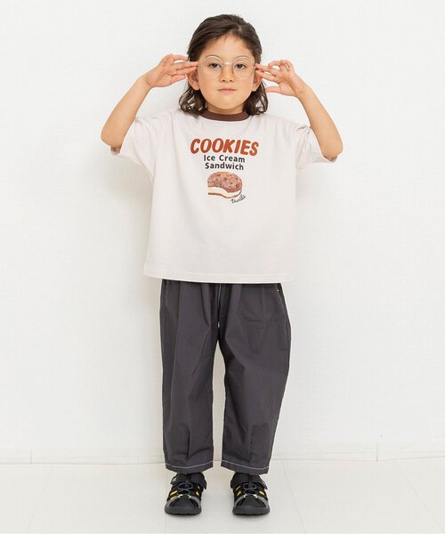 BREEZE（ブリーズ）の「６柄グラフィック半袖Tシャツ（Tシャツ/カットソー・キッズ・オフホワイト/グリーン/ピンク/ベージュ/チャコール/イエロー・80/90/100/110/120/130/140）」の7枚目の写真