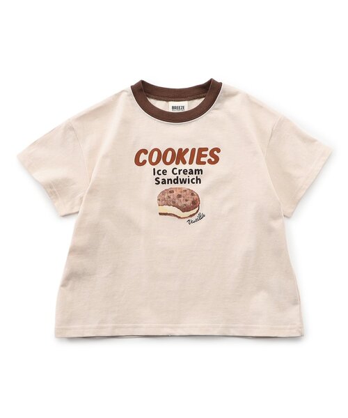 BREEZE（ブリーズ）の「６柄グラフィック半袖Tシャツ（Tシャツ/カットソー・キッズ・オフホワイト/グリーン/ピンク/ベージュ/チャコール/イエロー・80/90/100/110/120/130/140）」の18枚目の写真