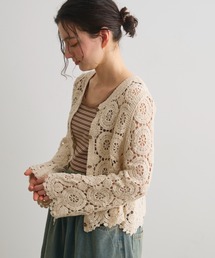 Crisp | クロシェレースカーディガン(カーディガン/ボレロ)