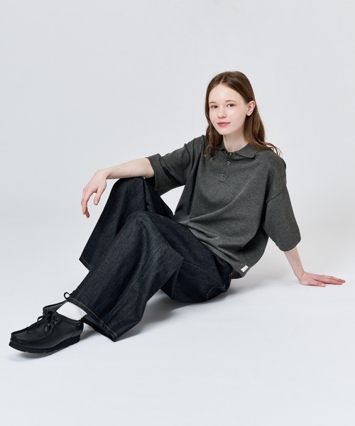 WETTEMPT(ウィテンプト)の「HIGH GAUGE S/S KNIT POLO / ハイゲージS/Sニットポロ(ポロシャツ・メンズ・レッド/ブラック/ブルー/グレー・LARGE/MEDIUM/SMALL)」の17枚目の写真