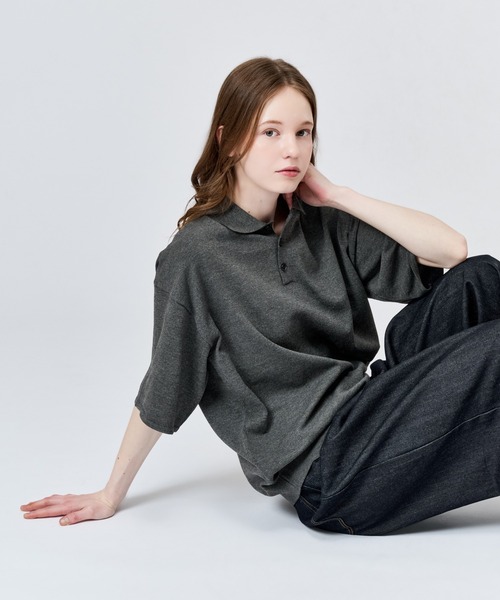 WETTEMPT(ウィテンプト)の「HIGH GAUGE S/S KNIT POLO / ハイゲージS/Sニットポロ(ポロシャツ・メンズ・レッド/ブラック/ブルー/グレー・LARGE/MEDIUM/SMALL)」の19枚目の写真