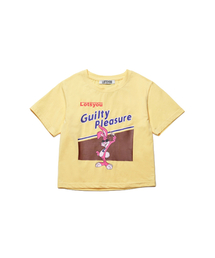 LOTSYOU（ロッツユー）の「lotsyou_Chocolate Milk Guilty Pleasure Tee Yellow（Tシャツ/カットソー）」