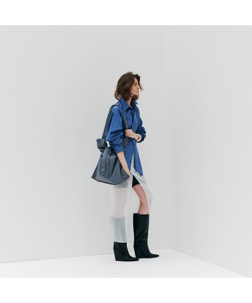 ITTI（イッチ）の「MARY INSIDE OUT TOTE L（トートバッグ・メンズ・グレー/ミント/ラベンダー・FREE）」の4枚目の写真