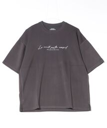 ワイドシルエット ロゴ半袖Tシャツ