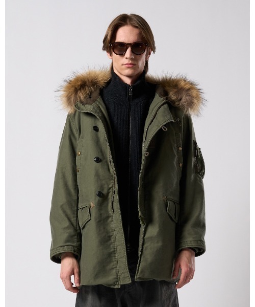 wjk(ダヴルジェイケイ)の「heavy moleskin N-3B(その他アウター・メンズ・ブラック/カーキオリーブ・SMALL/MEDIUM/LARGE/X-LARGE)」の5枚目の写真