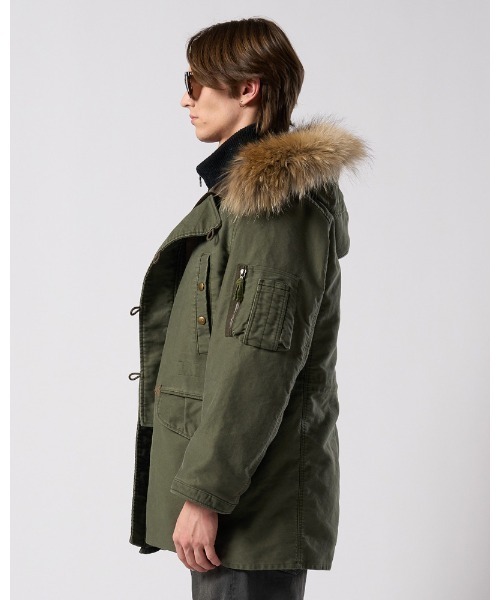 wjk(ダヴルジェイケイ)の「heavy moleskin N-3B(その他アウター・メンズ・ブラック/カーキオリーブ・SMALL/MEDIUM/LARGE/X-LARGE)」の6枚目の写真
