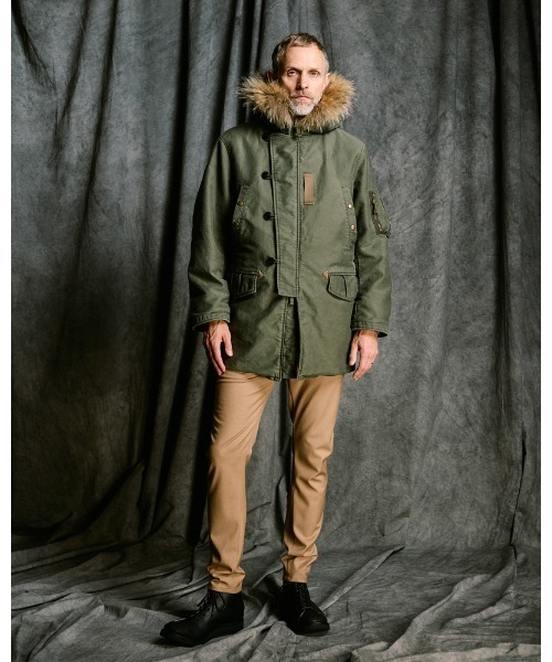 wjk(ダヴルジェイケイ)の「heavy moleskin N-3B(その他アウター・メンズ・ブラック/カーキオリーブ・SMALL/MEDIUM/LARGE/X-LARGE)」の18枚目の写真