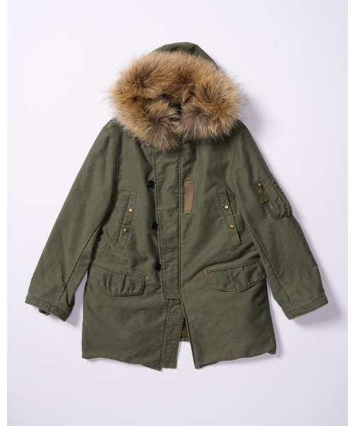 wjk(ダヴルジェイケイ)の「heavy moleskin N-3B(その他アウター・メンズ・ブラック/カーキオリーブ・SMALL/MEDIUM/LARGE/X-LARGE)」の3枚目の写真