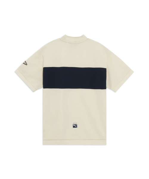 PUMA(プーマ)の「PUMA プーマ メンズ ゴルフ PUMA x EDIFICE カラーブロック モックネック 半袖(Tシャツ/カットソー・メンズ・ネイビー/オフホワイト・SMALL/X-LARGE/LARGE/MEDIUM)」の3枚目の写真