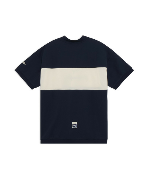 PUMA(プーマ)の「PUMA プーマ メンズ ゴルフ PUMA x EDIFICE カラーブロック モックネック 半袖(Tシャツ/カットソー・メンズ・ネイビー/オフホワイト・SMALL/X-LARGE/LARGE/MEDIUM)」の9枚目の写真