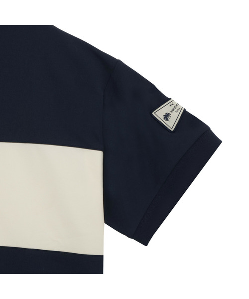 PUMA(プーマ)の「PUMA プーマ メンズ ゴルフ PUMA x EDIFICE カラーブロック モックネック 半袖(Tシャツ/カットソー・メンズ・ネイビー/オフホワイト・SMALL/X-LARGE/LARGE/MEDIUM)」の10枚目の写真